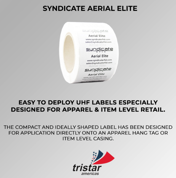 syndicate aerial elite tag Tristar Americas RFID, NFC, Beacons